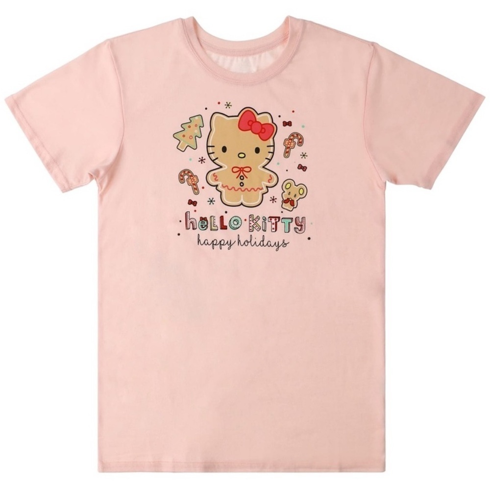 Hello Kitty Happy Holidays' Graphic Tee Size L